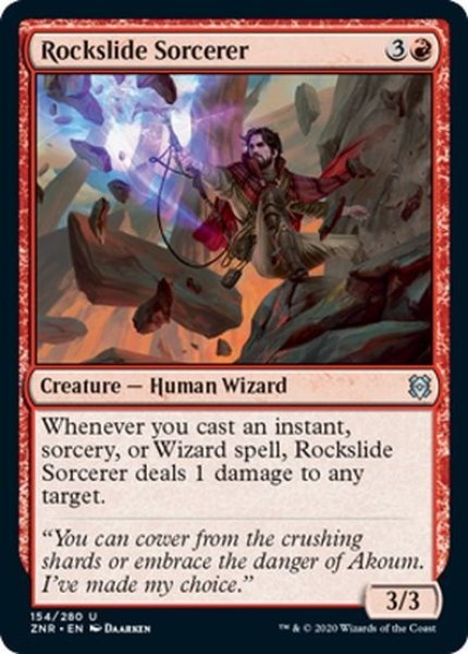 画像1: 【ENG】崖崩れの魔術師/Rockslide Sorcerer[MTG_ZNR_154U] (1)