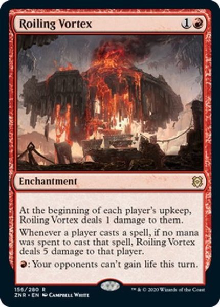 画像1: 【ENG】★Foil★乱動する渦/Roiling Vortex[MTG_ZNR_156R] (1)