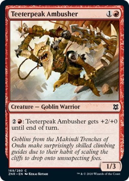 画像1: 【ENG】ぐらつく峰の伏兵/Teeterpeak Ambusher[MTG_ZNR_169C] (1)