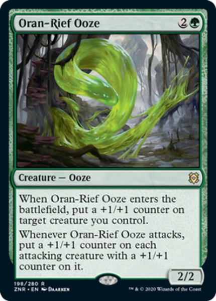 画像1: 【ENG】オラン＝リーフの軟泥/Oran-Rief Ooze[MTG_ZNR_198R] (1)