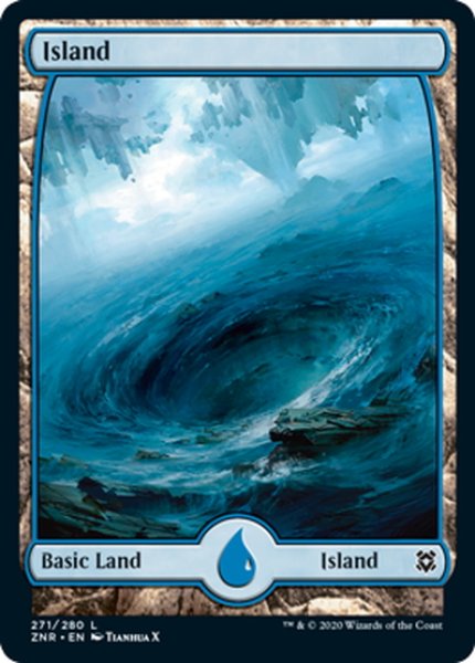 画像1: 【ENG】島/Island[MTG_ZNR_271L] (1)