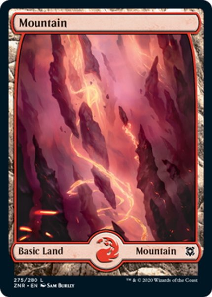 画像1: 【ENG】山/Mountain[MTG_ZNR_275L] (1)