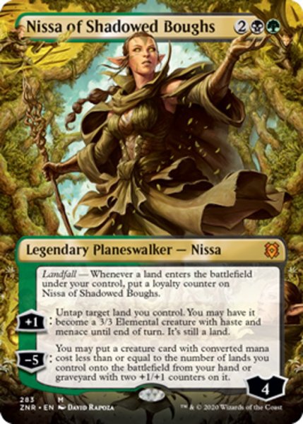 画像1: 【ENG】影さす太枝のニッサ/Nissa of Shadowed Boughs[MTG_ZNR_283M] (1)