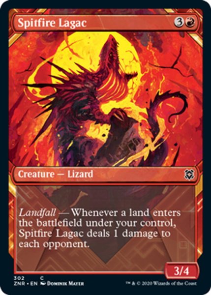 画像1: 【ENG】火吐きラガーク/Spitfire Lagac[MTG_ZNR_302C] (1)