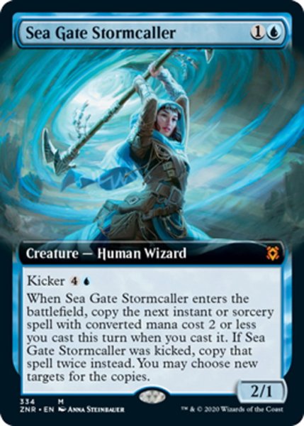 画像1: 【ENG】★Foil★海門の嵐呼び/Sea Gate Stormcaller[MTG_ZNR_334M] (1)