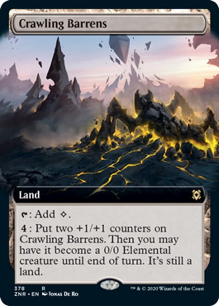 画像1: 【ENG】這い回るやせ地/Crawling Barrens[MTG_ZNR_378R] (1)